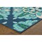Homeroots 2 x 3 ft. Blue & Green Floral Indoor & Outdoor Scatter Area Rug 388924 - alternate 3